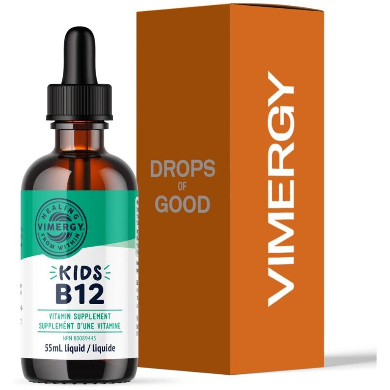 Organic Liquid Methyl B-12 Vitamins for Kids