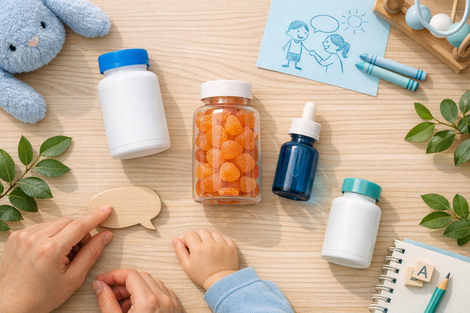 Magnesium Glycinate for Kids Calm Sleep and Speech Development - product photo