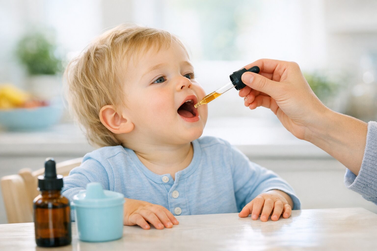 Methyl B-12 for Kids Brain and Speech Development Guide - in use