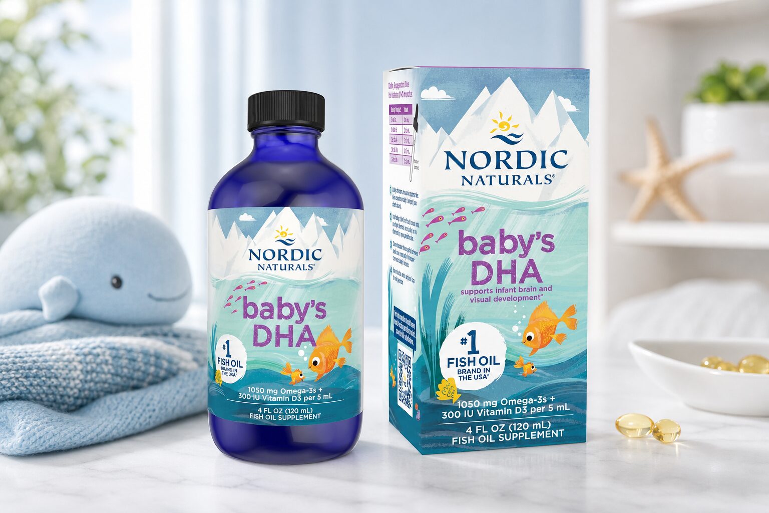 Nordic Naturals Baby’s DHA fish oil supplement.